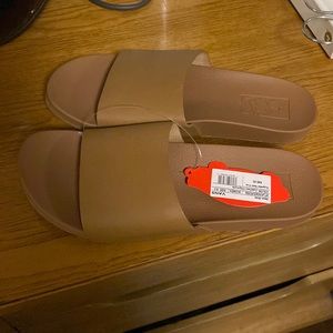 Vans slides, new with tags.